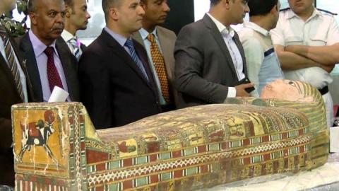 ضبط 60 قطعة أثرية مسروقة من العصر الروماني في مصر ضبط 60 قطعة أثرية مسروقة من العصر الروماني في مصر