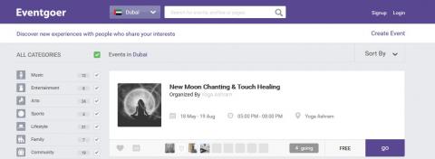 Eventgoer.com أول منصة اجتماعية لاستكشاف ومشاركة الفعاليات في الإمارات Eventgoer.com أول منصة اجتماعية لاستكشاف ومشاركة الفعاليات في الإمارات