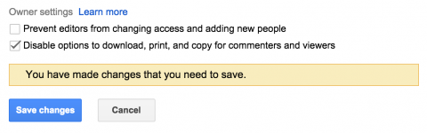 Google Drive ... يسمح بتعطيل خدمات النسخ والتحميل و الطباعة للملفات المرفوعة Google Drive ... يسمح بتعطيل خدمات النسخ والتحميل و الطباعة للملفات المرفوعة