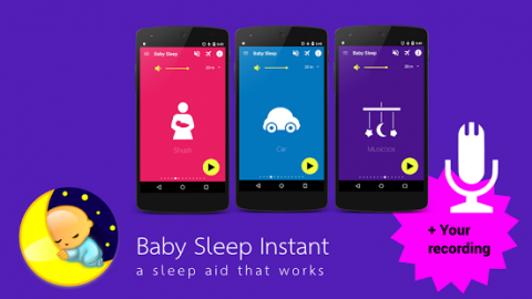 تطبيق Baby Sleep Instant لمساعدة طفلك على النوم فورًا تطبيق Baby Sleep Instant لمساعدة طفلك على النوم فورًا